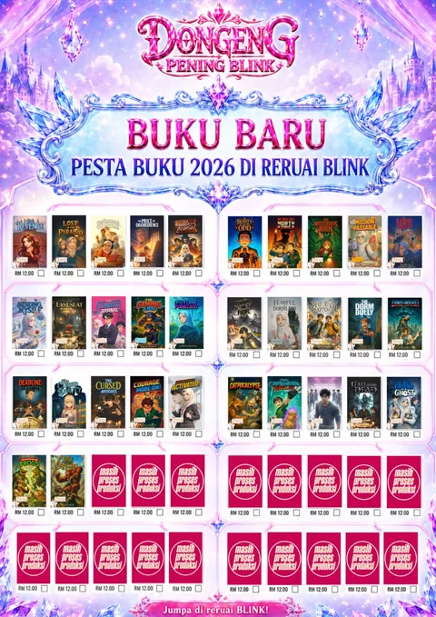 Poster Novel English — Buku Baru PBAKL 2026