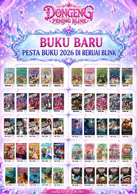Poster Novel BM 1 — Buku Baru PBAKL 2026